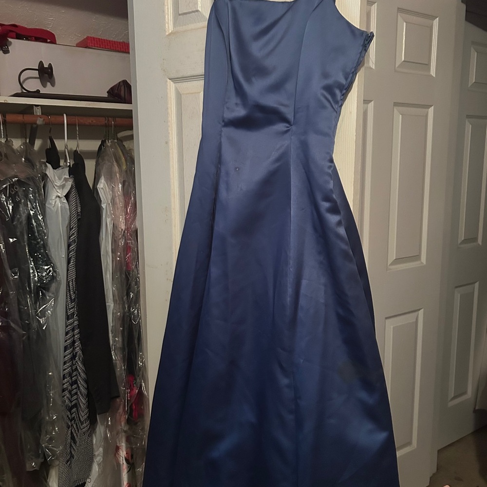 Betsy & Adam Navy Midi Dress
